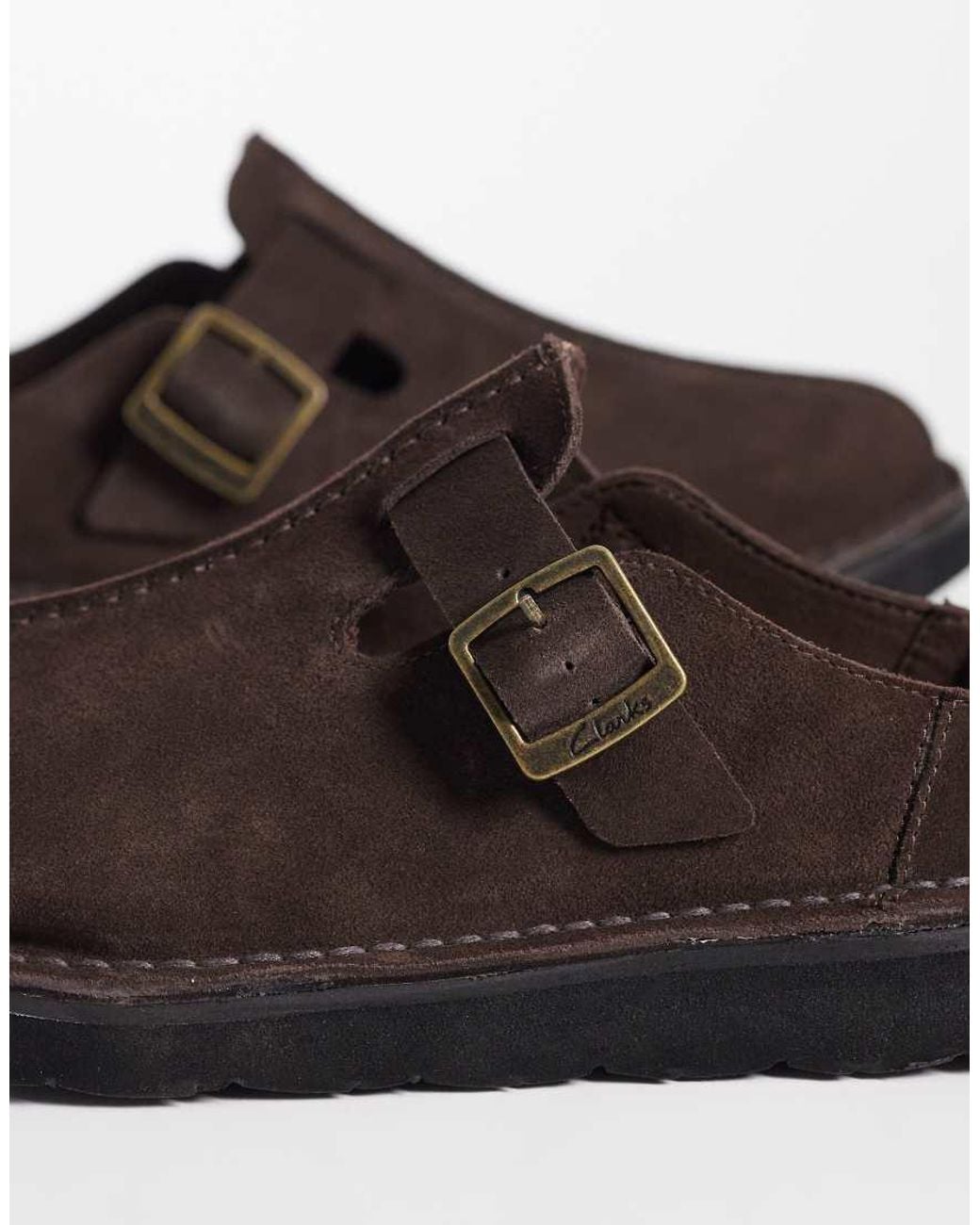 Clarks Brown Solsbury Mule