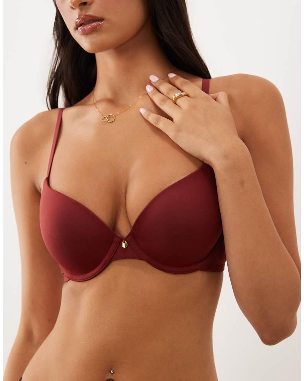 ASOS Red Molded T-shirt Bra