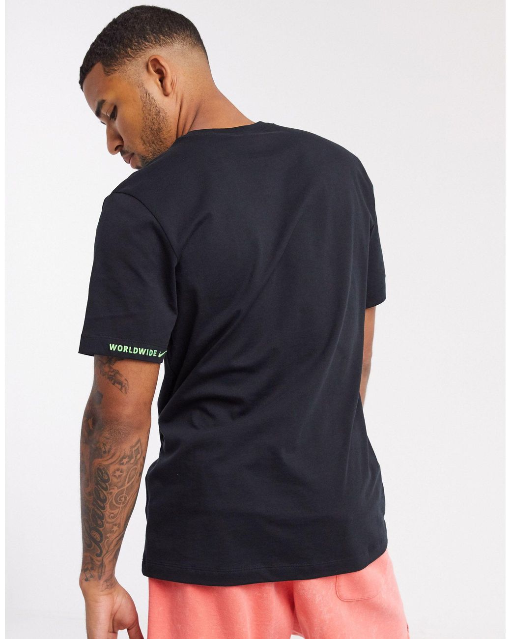 Nike Worldwide Pack Logo T-shirt in Black for Men | Lyst