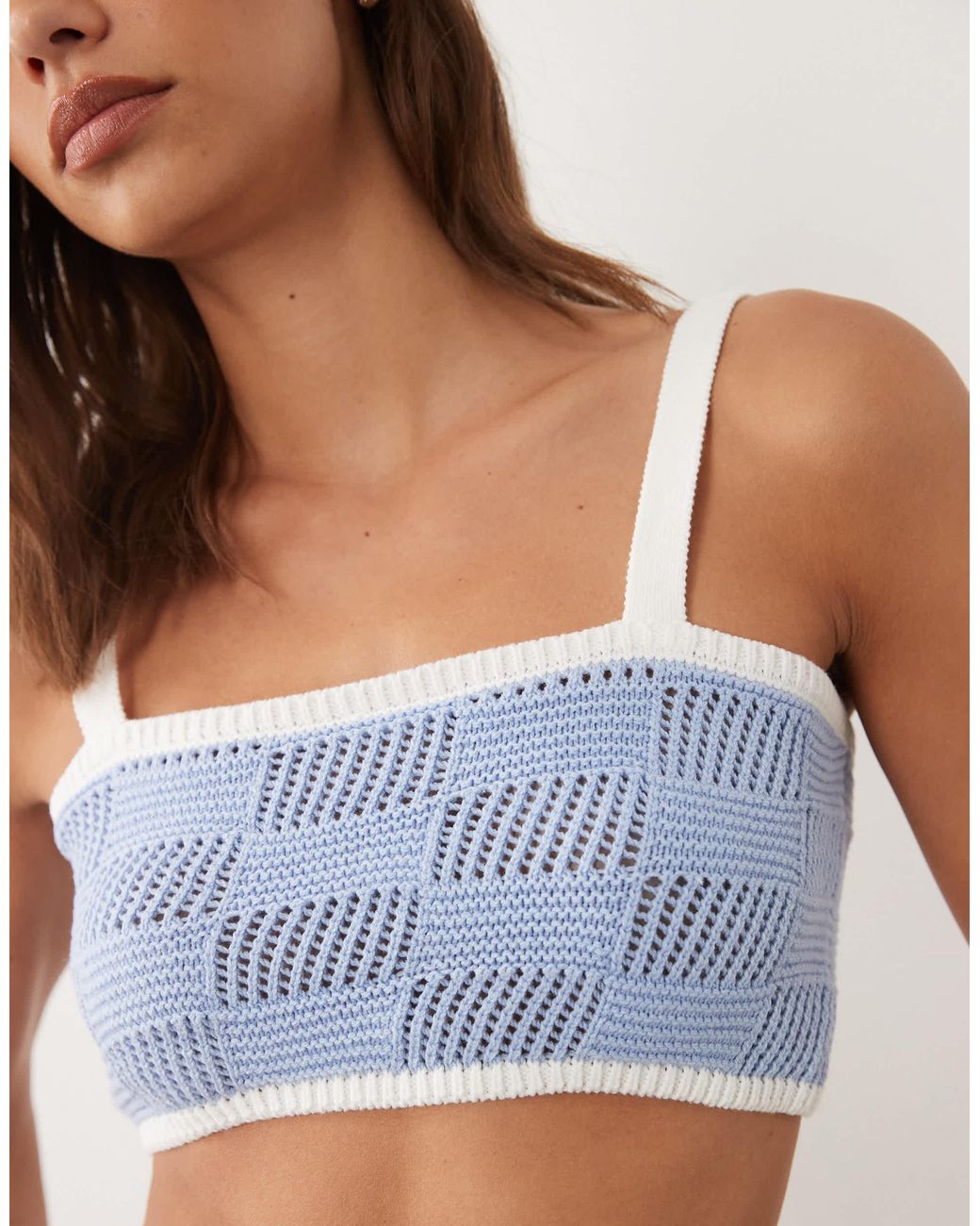 Crop top d'ensemble 4th & Reckless en coloris Blue