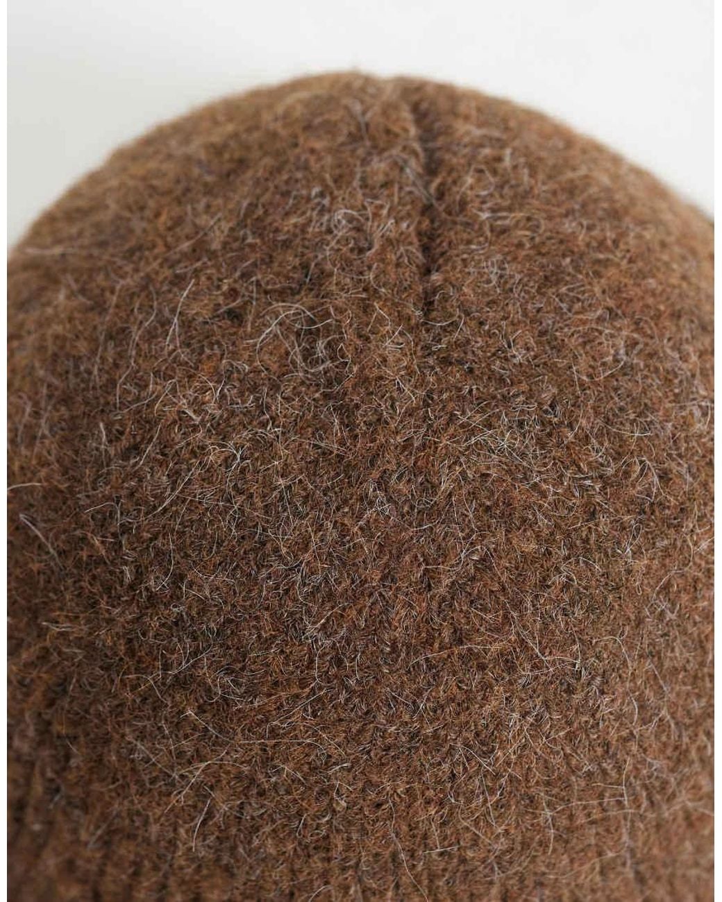 Vero Moda Brown Knitted Bucket Hat