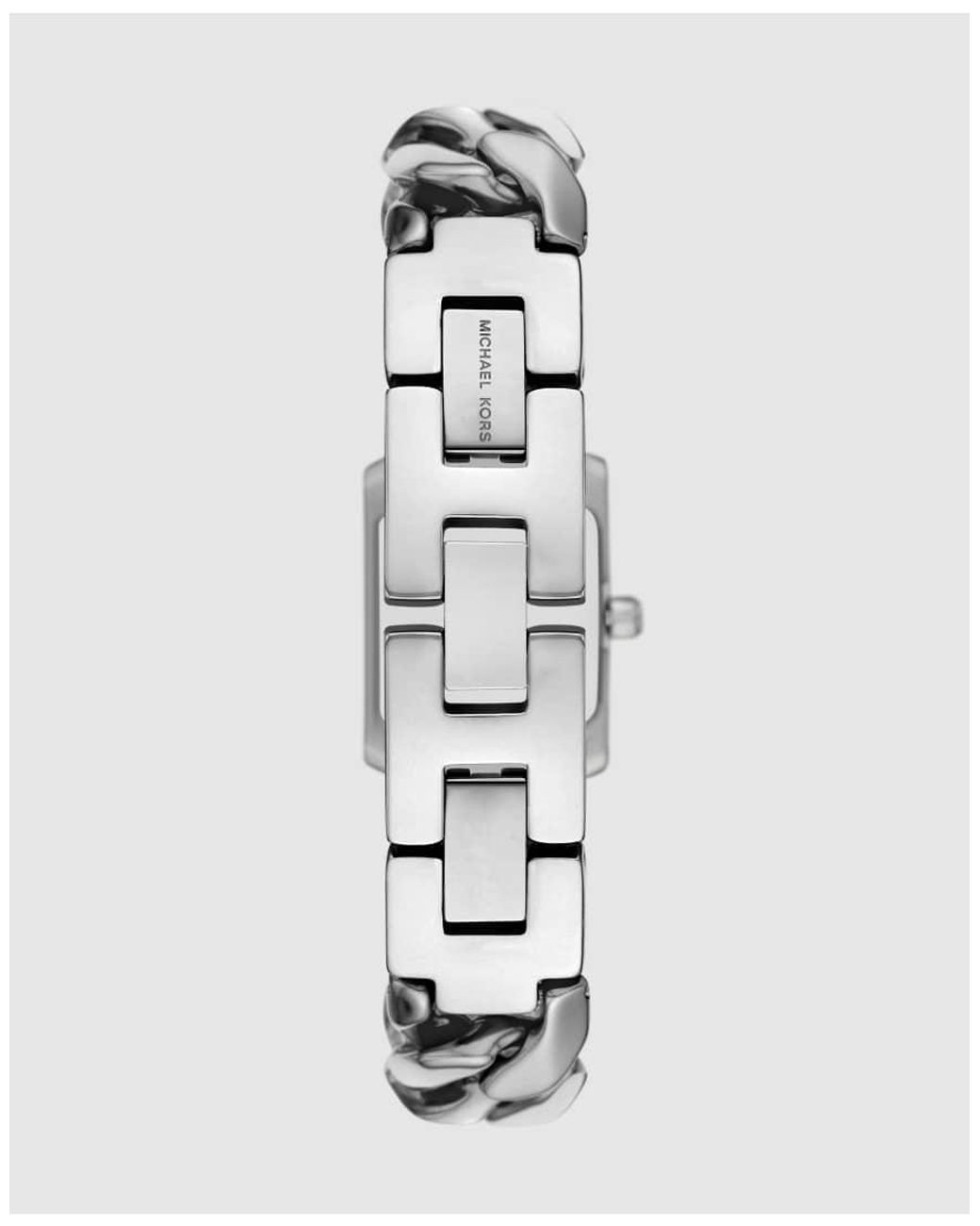 Michael Kors White Georgie Two-Hand Stainless Steel Watch And Bracelet Set
