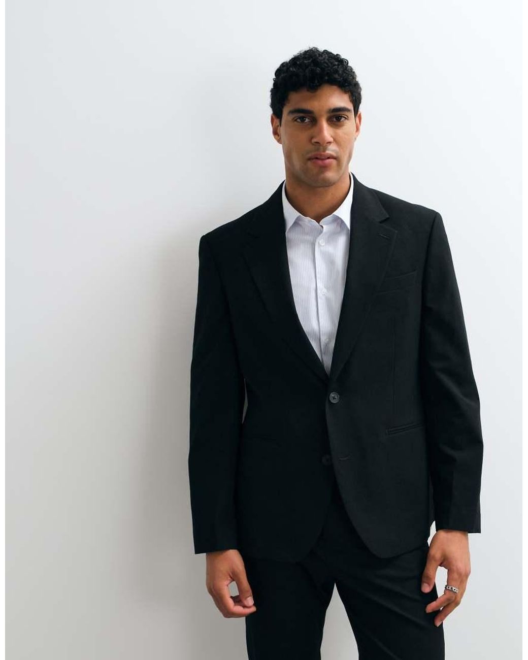 ASOS Black Slim Suit Blazer for men