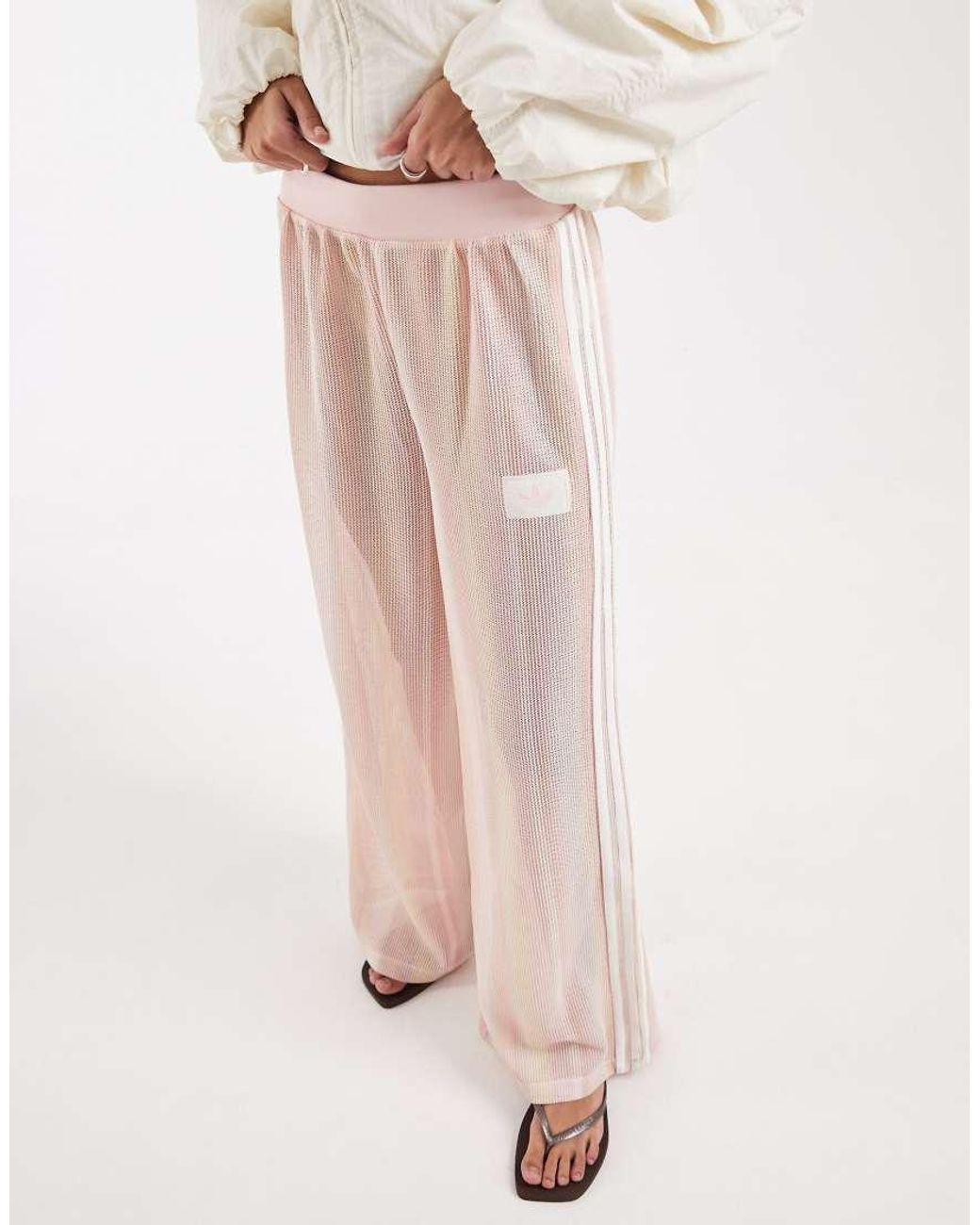 Adidas Originals Natural Firebird Knit Track Pants
