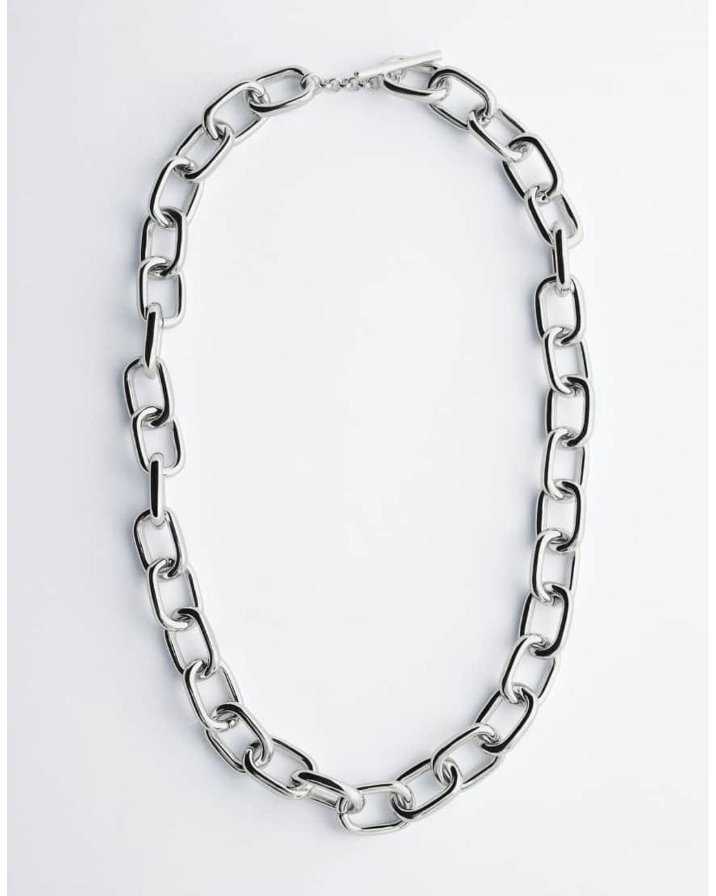 & Other Stories Metallic Chunky Chain Necklace