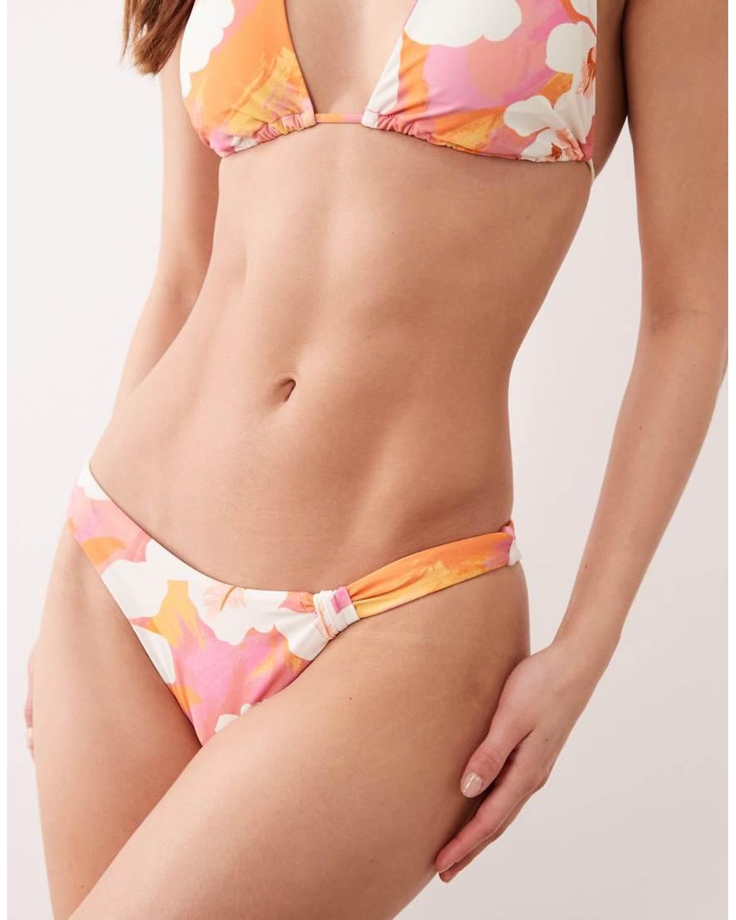 Wild Lovers Multicolor Peachy Bikini Bottom