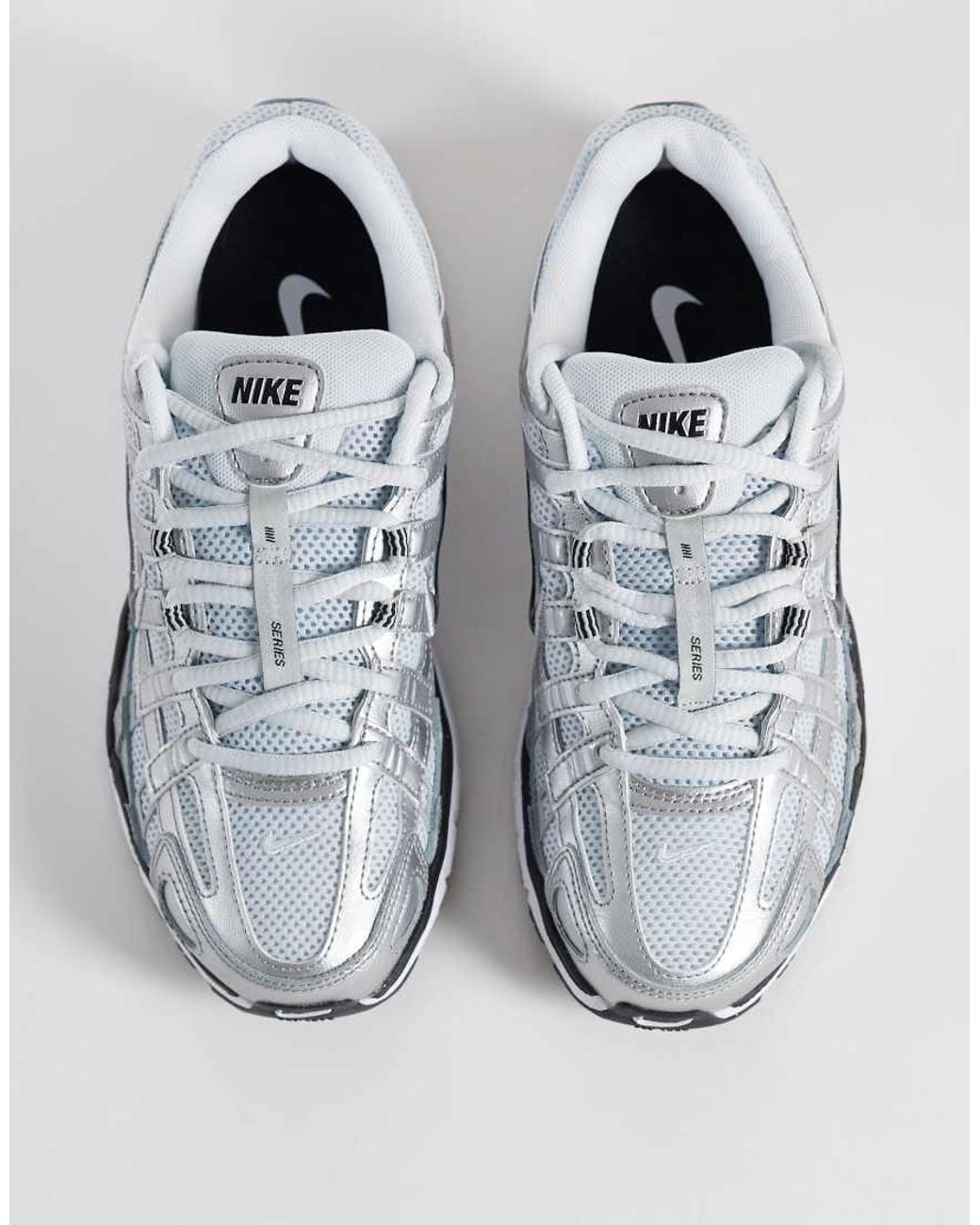 Nike White P-6000 Trainers