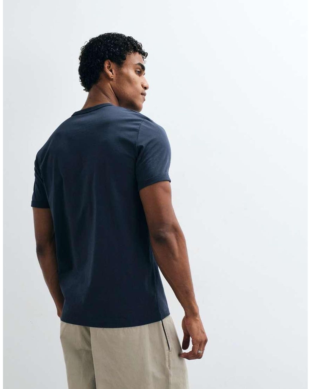 Fred Perry Blue Ringer T-Shirt for men