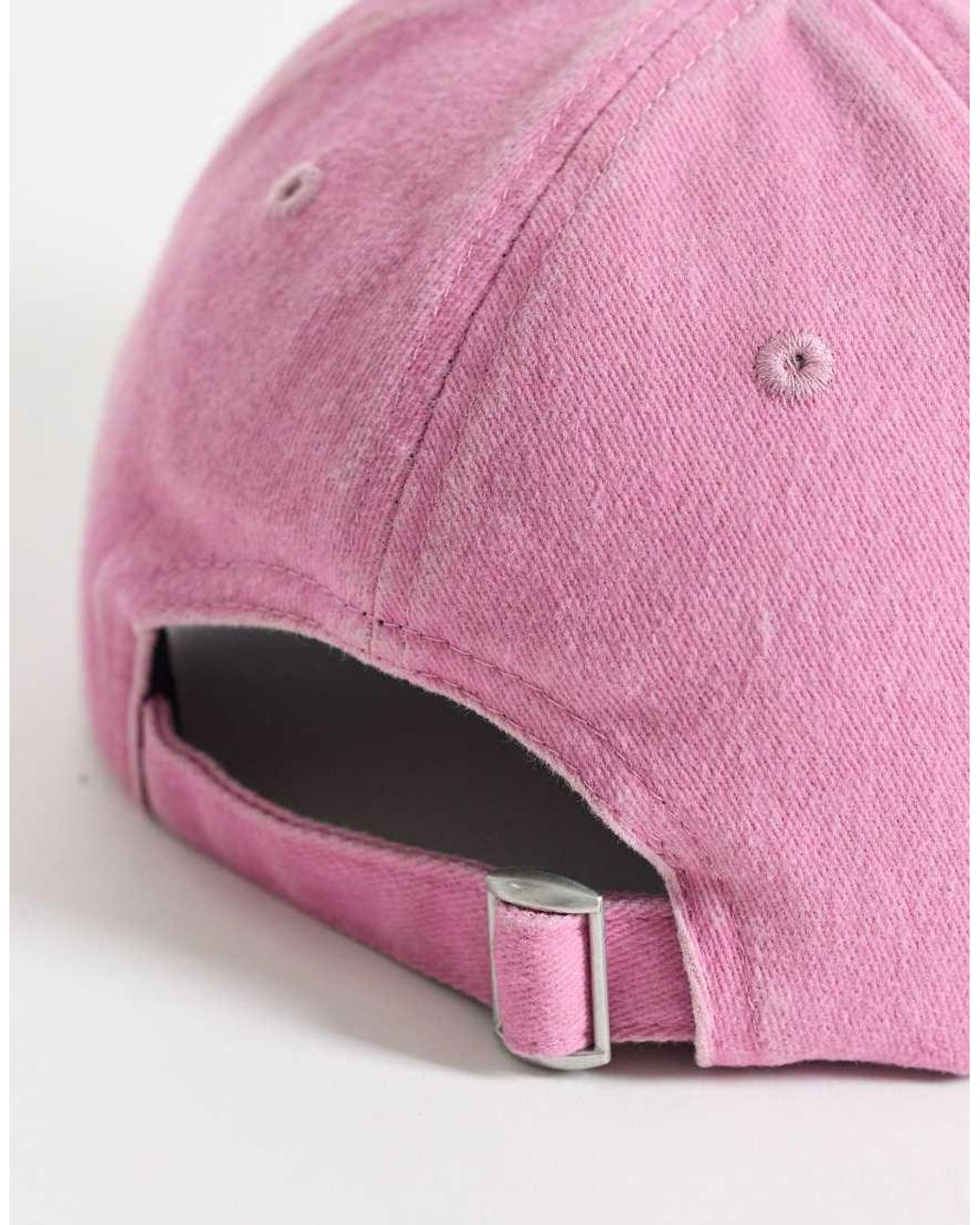 ASOS Pink Running Late Slogan Cap