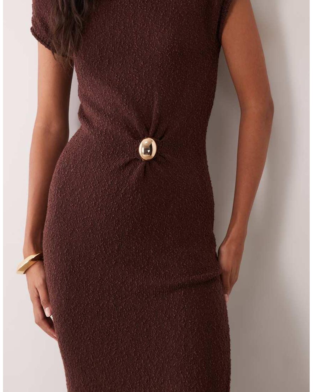 Vestito Maxi di 4th & Reckless in Brown