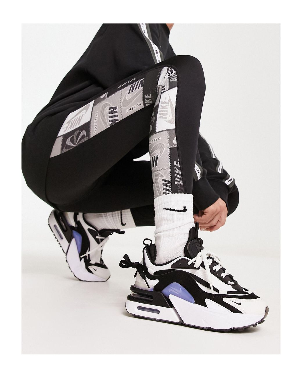 Air max furyosa - sneakers bianche, nere e blu di Nike in Nero | Lyst