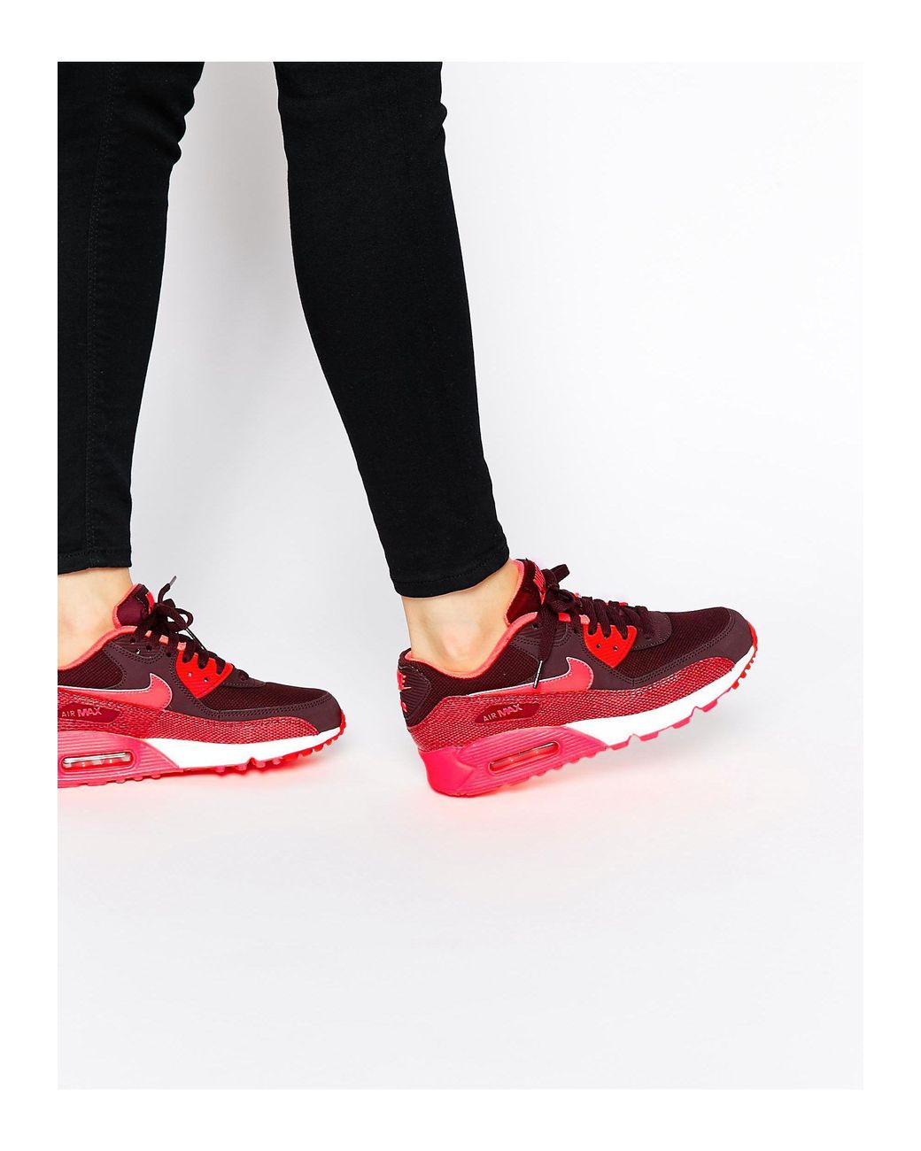 Air max 90 - scarpe da ginnastica arancioni di Nike in Rosso | Lyst