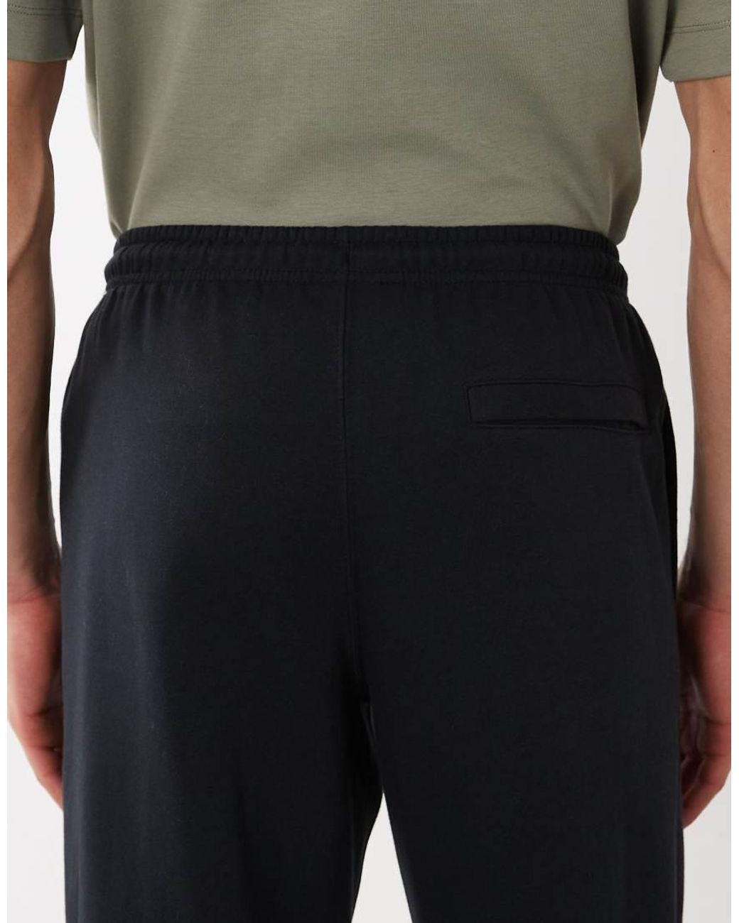 Nike White Club Cuffed Fleece Joggers for men