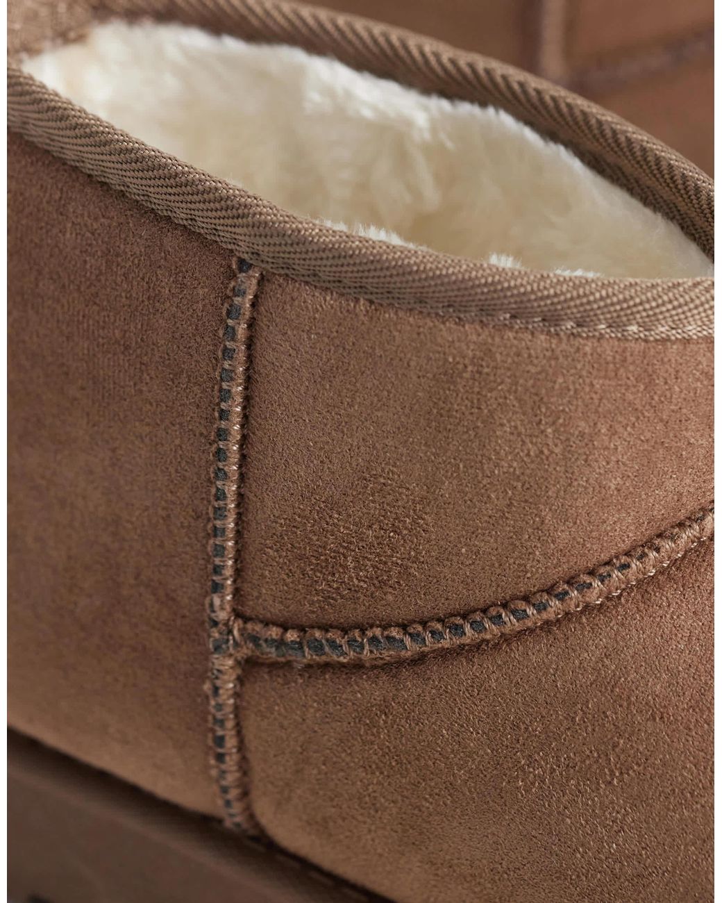 SEQWL Brown Cosy Mini Ankle Boots