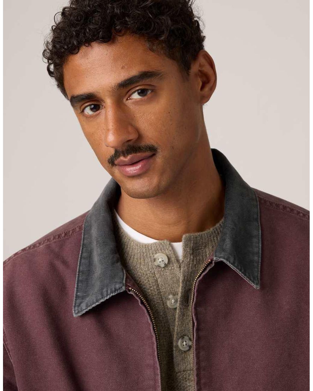 Levi's Purple Castro Full Zip Lined Jacket for men