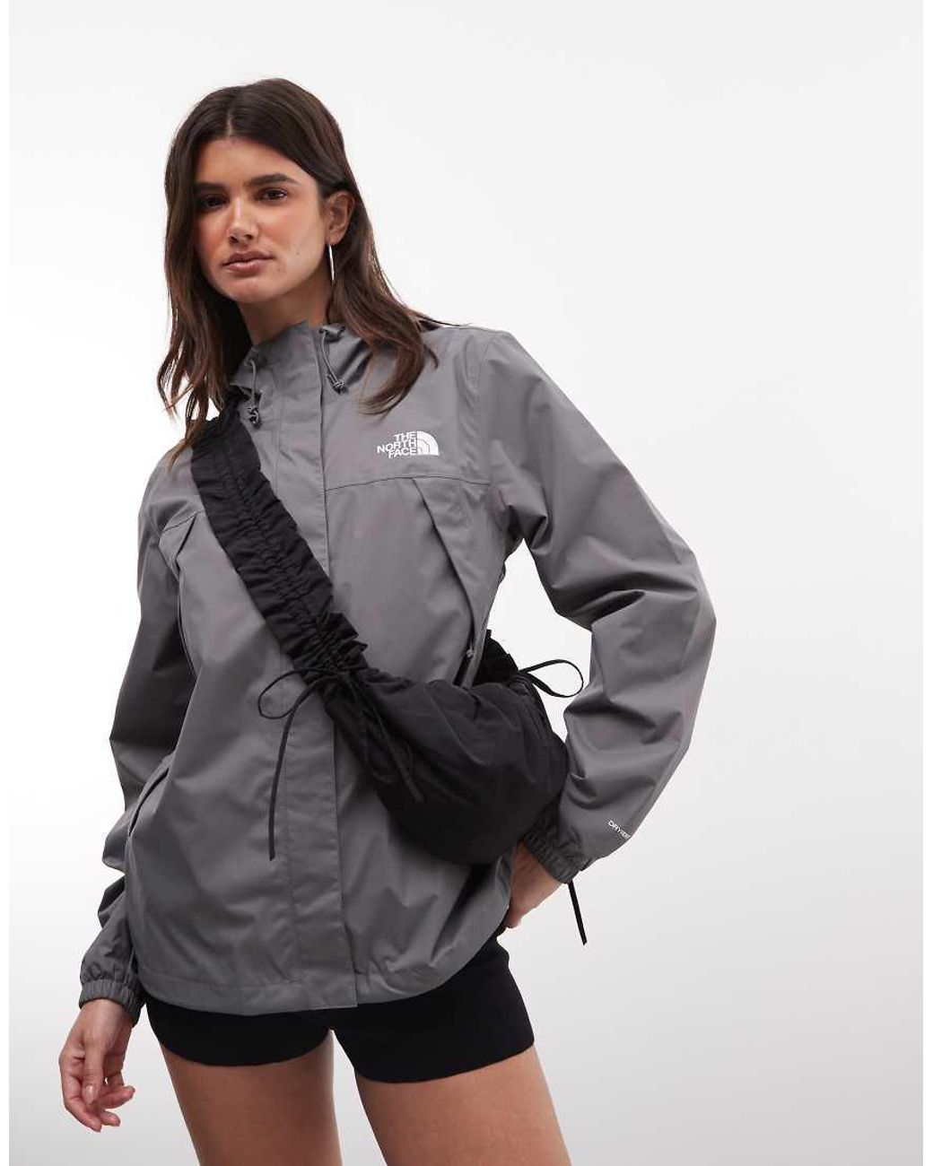The North Face Gray Antora Rain Jacket