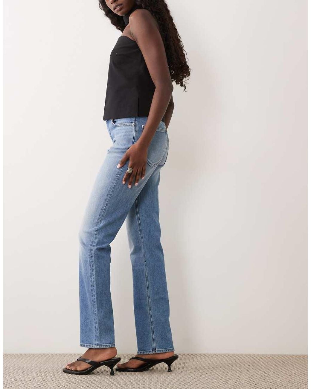 Calvin Klein Blue Straight Leg Jeans