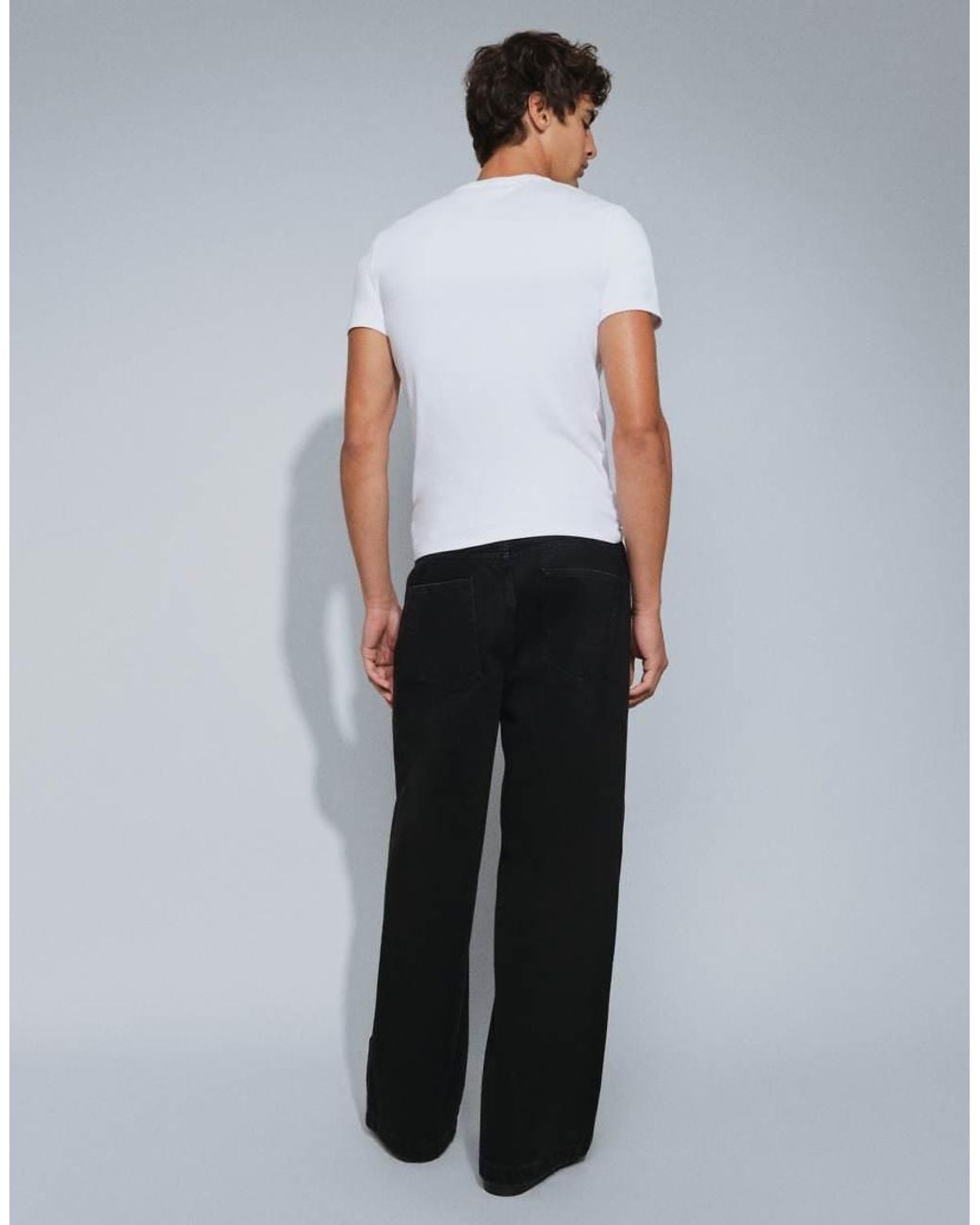 ASOS Gray Extreme baggy Jeans for men