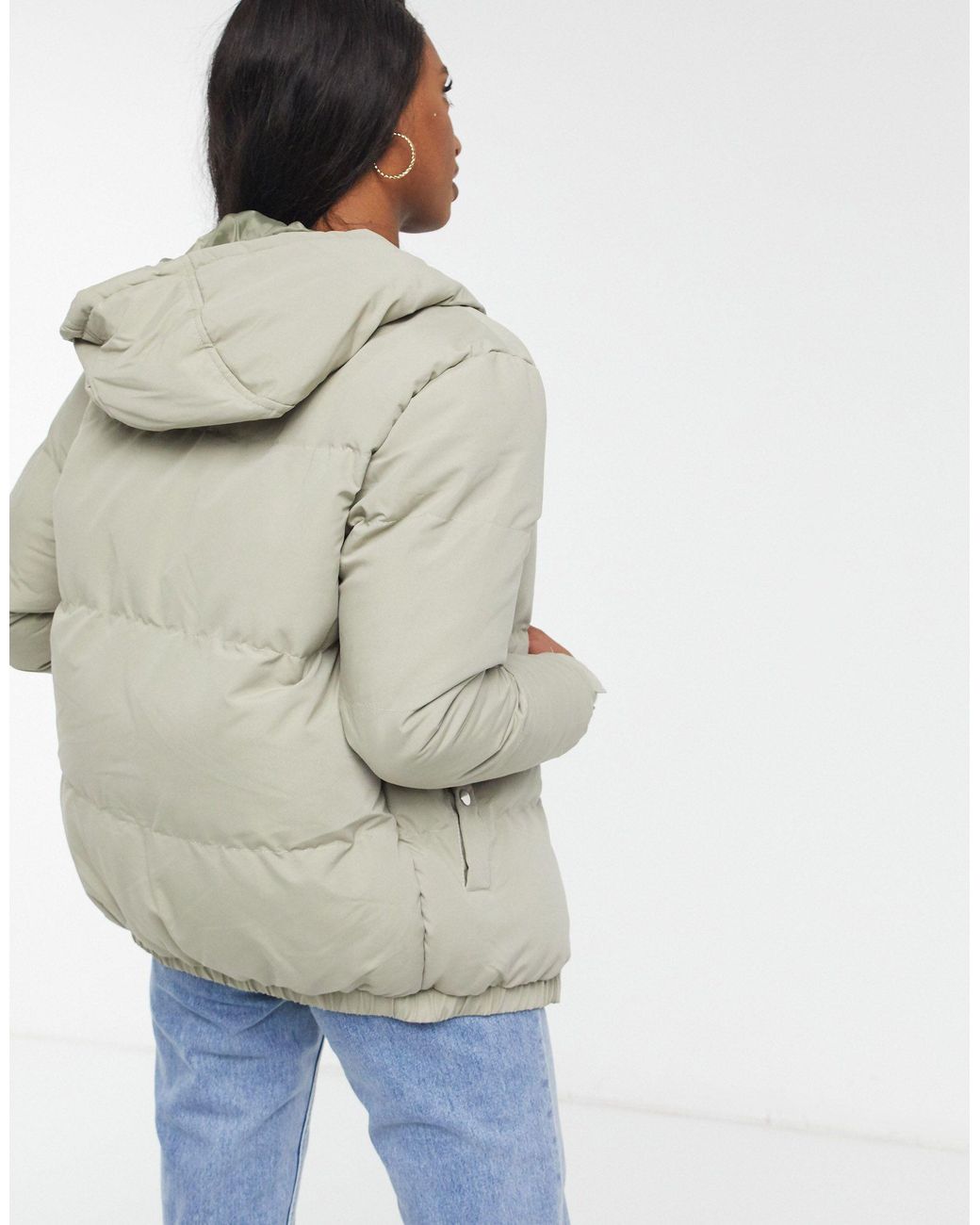 Brave Soul Fernie Hooded Puffer Jacket 