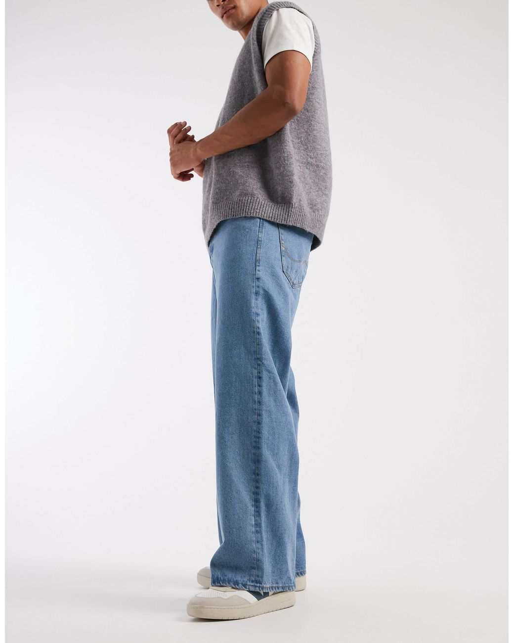 Dave - jean ultra-baggy Jack & Jones pour homme en coloris Blue