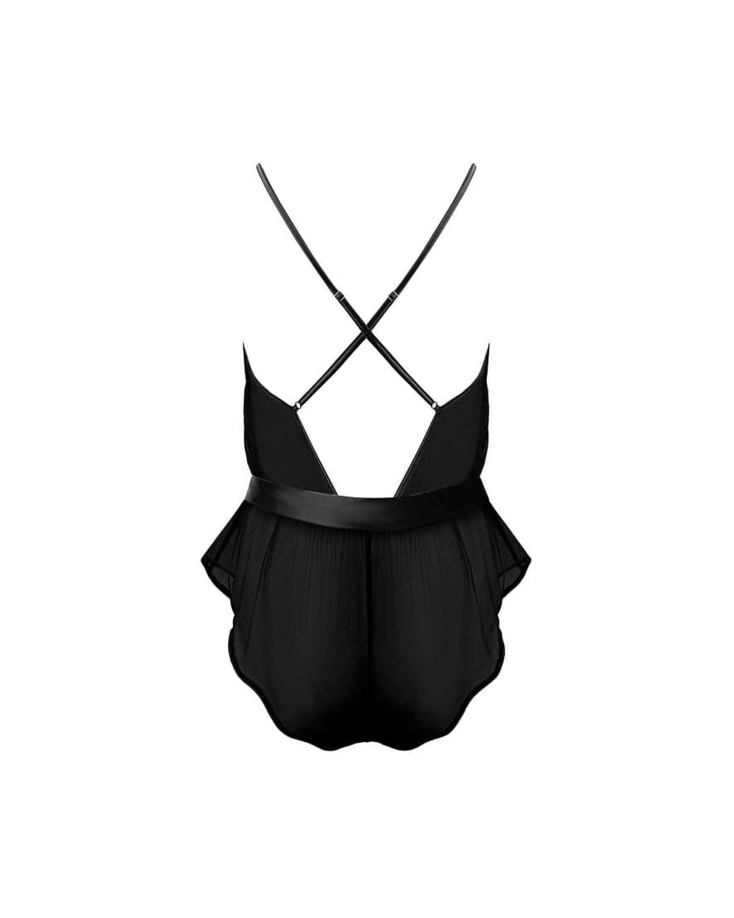 Bluebella Black Marian Emboidery Detailed Teddy