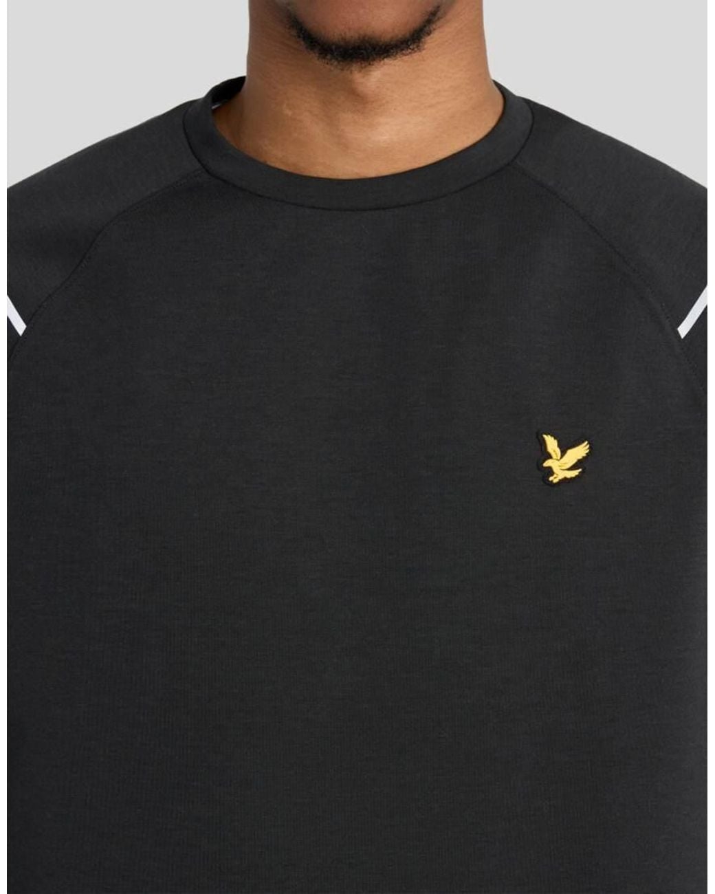 Lyle & Scott Gray Mid Layers Neoprene Crew Neck for men