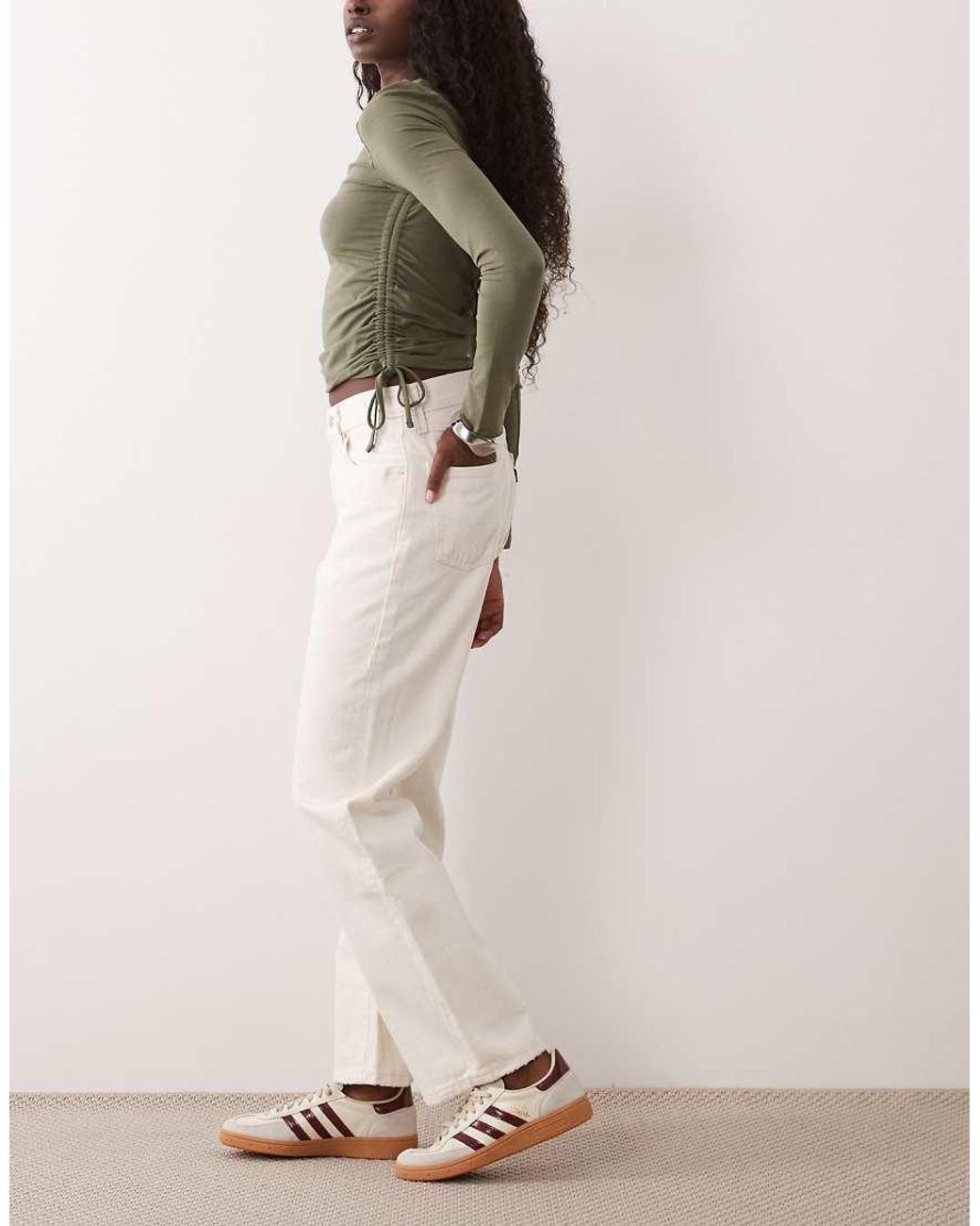 Levi's 501 90's Denim Jeans in het Natural