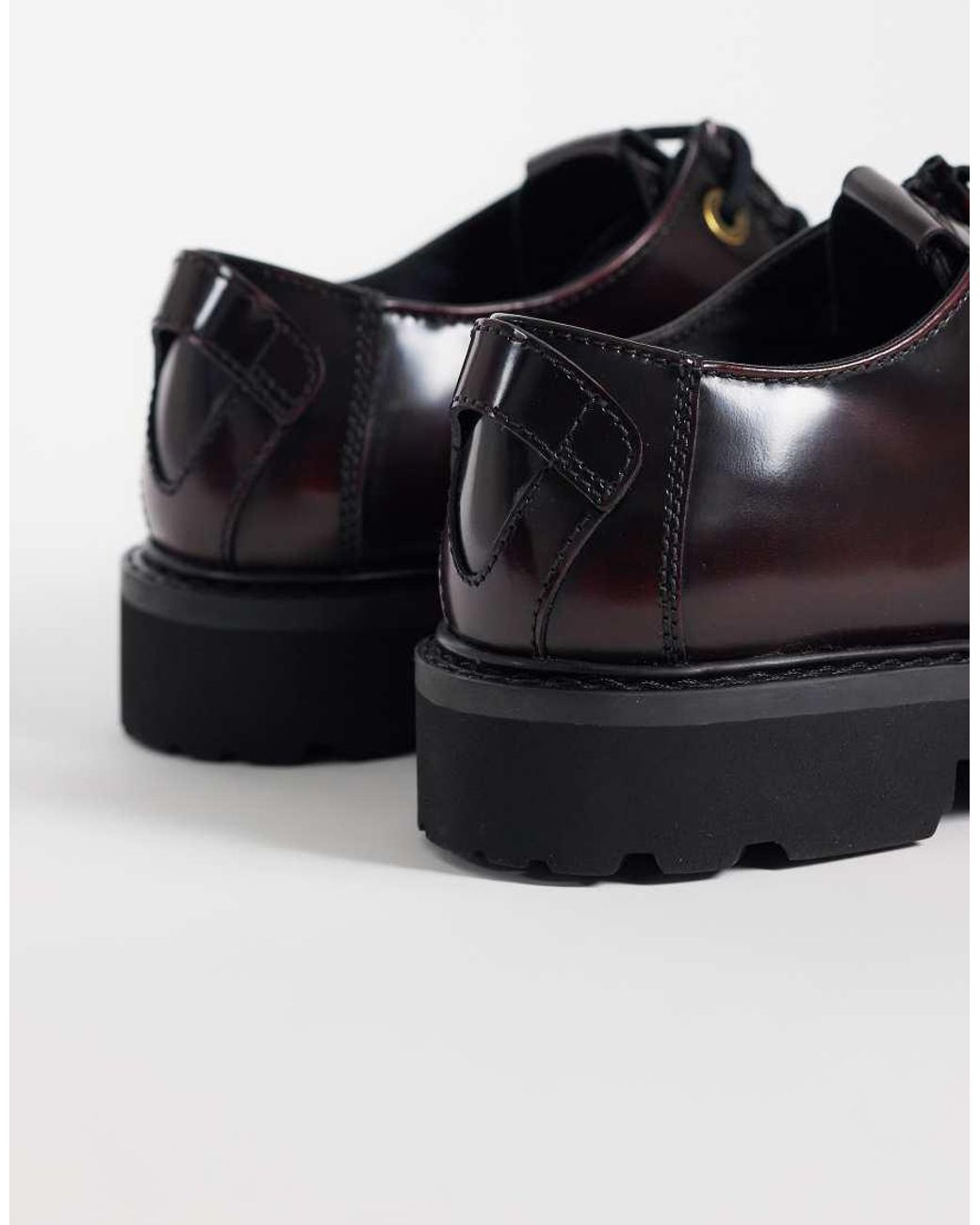 Tommy Hilfiger Black Archive Premium Leather Lace-up Shoes