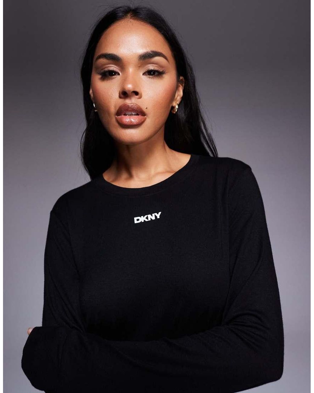 DKNY Blue Top And Pant Sleep Set