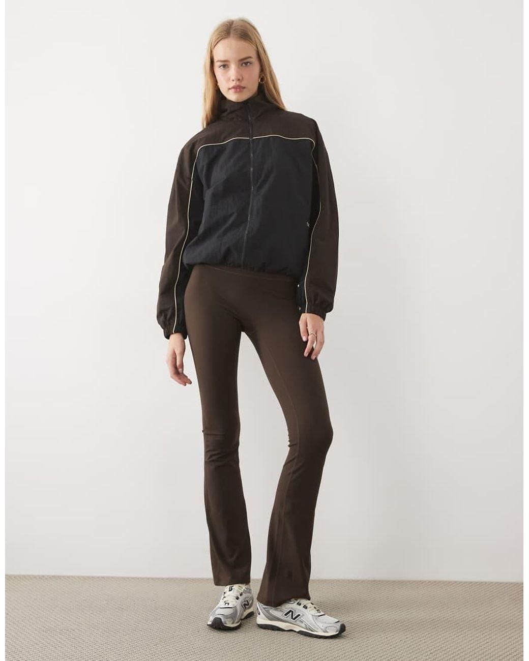 Tala Black Multiway Contrast Windbreaker