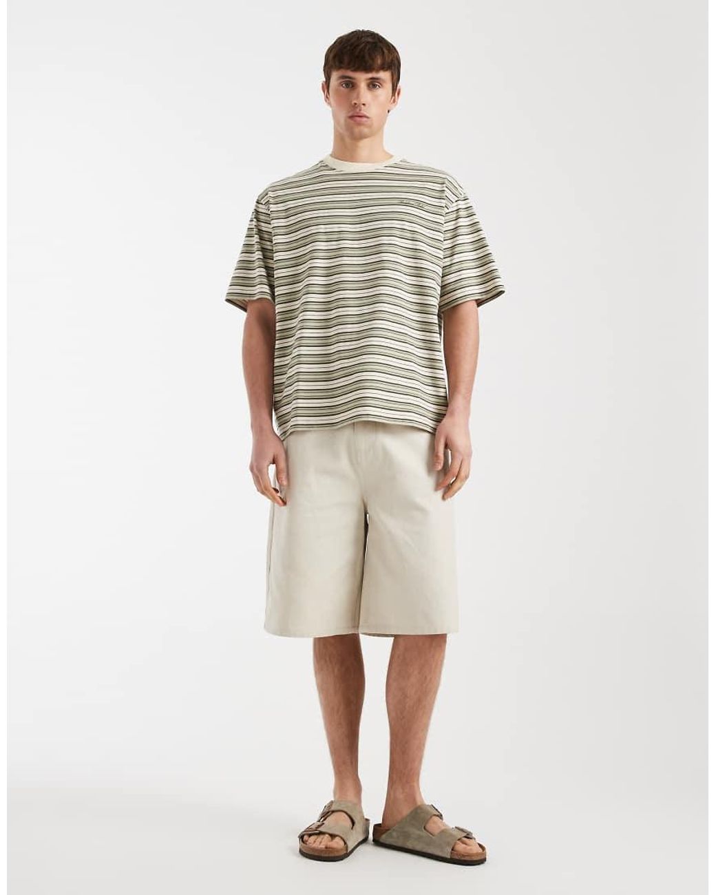 Redefined Rebel Gray Tyler T-shirt for men