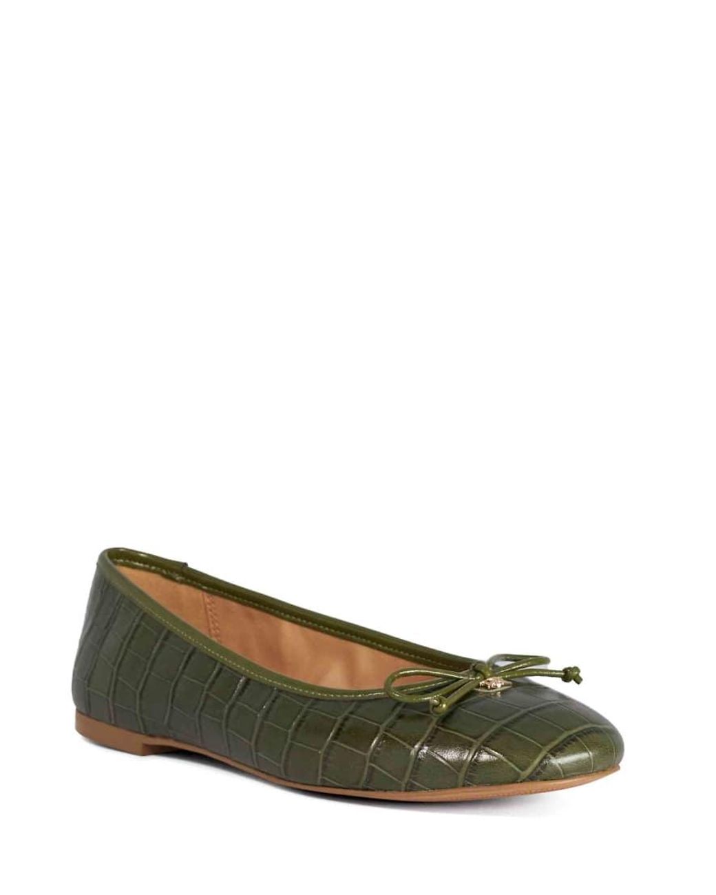Dune Green Helenne Ballet Pumps