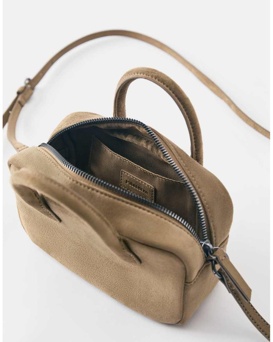 Pull&Bear Natural Mini Crossbody Bag