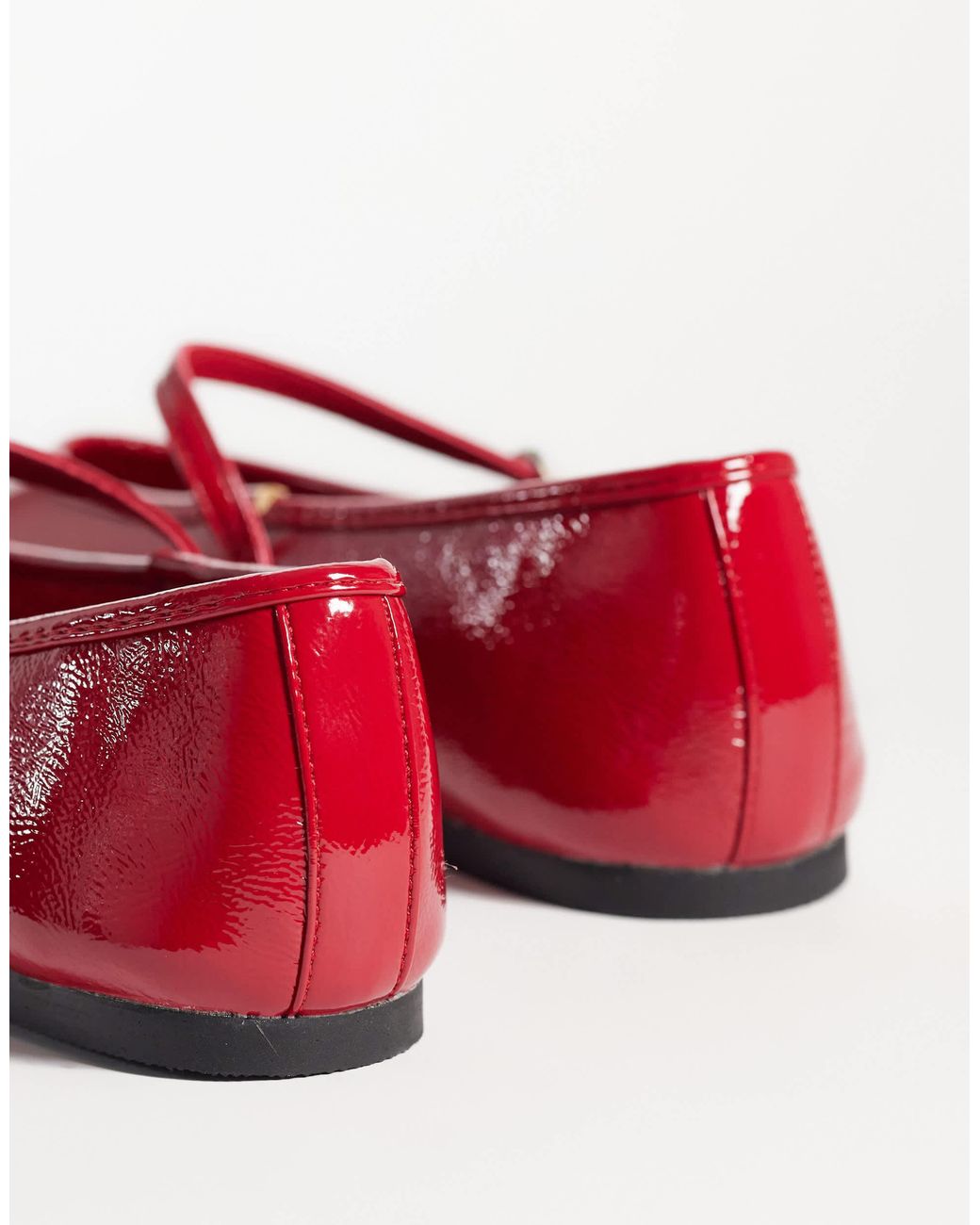 Glamorous Red Ballet Flats