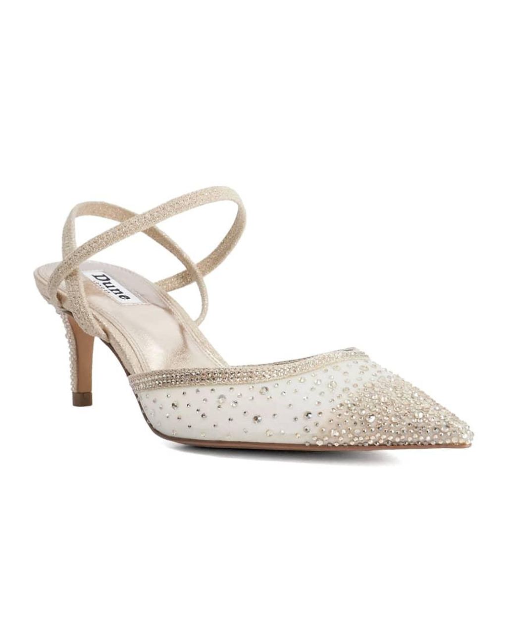 Dune Natural Charismatic Slingbacks