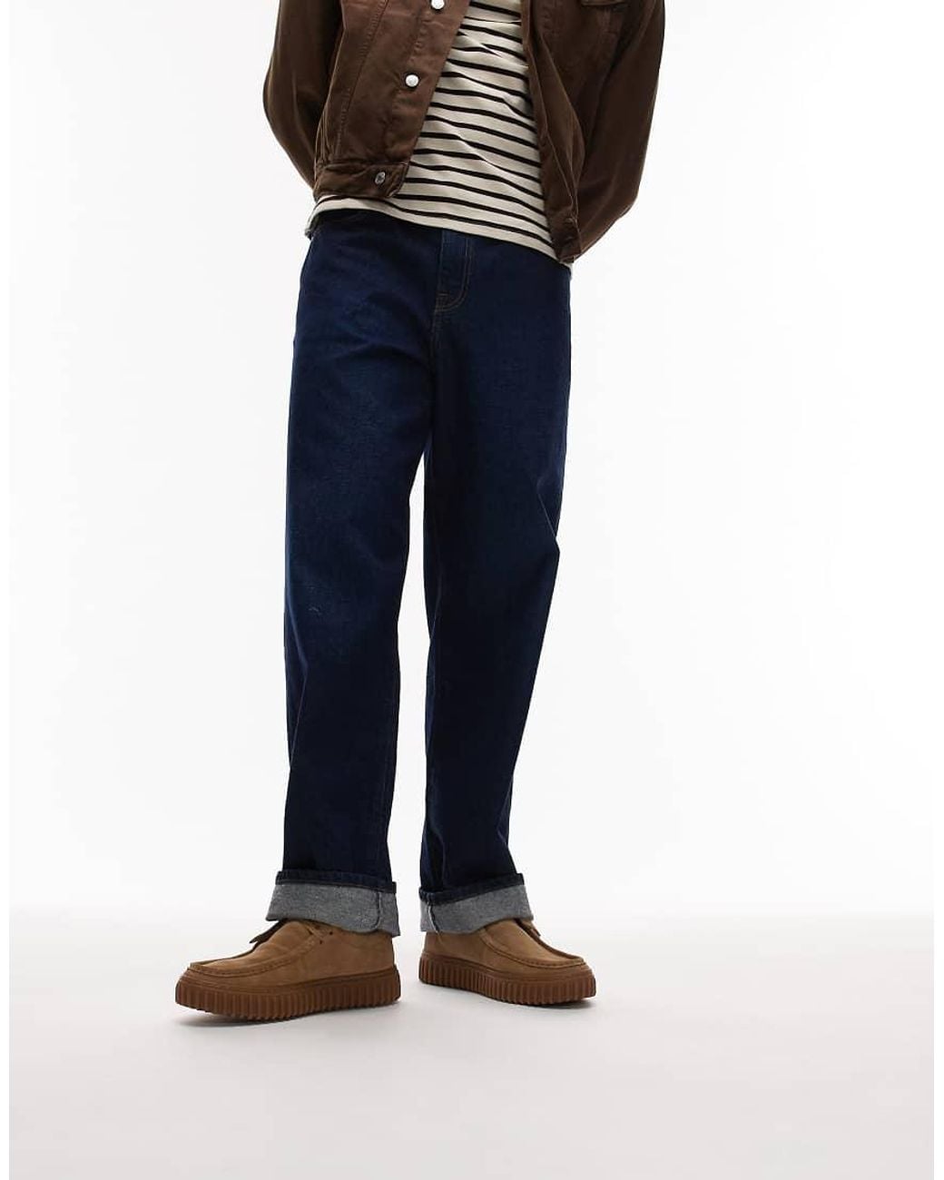 Clarks Blue Torhill Lo Shoe for men