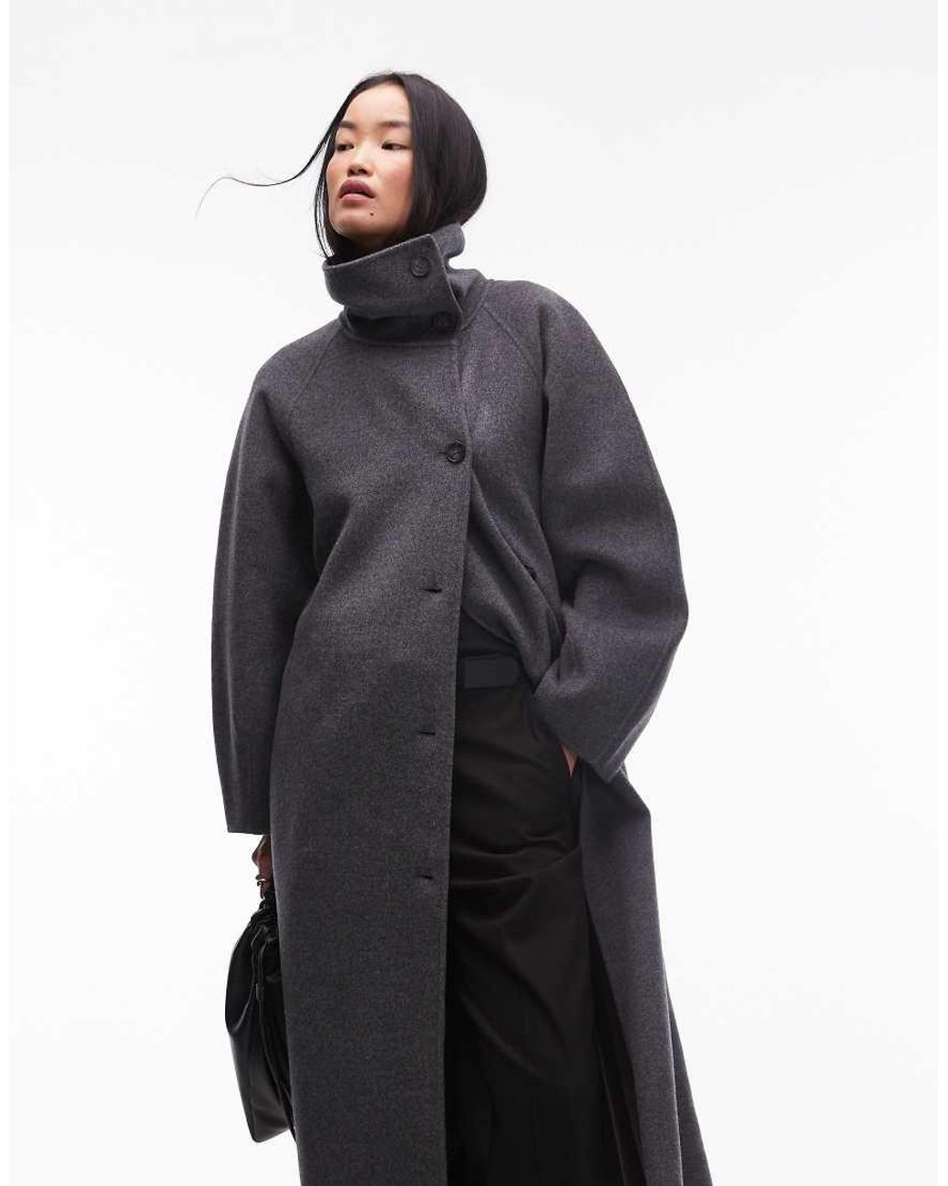 Oversized belted wool coat other stories sale