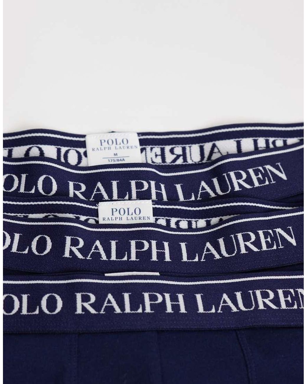 Polo Ralph Lauren Blue Classic 3 Pack Trunks for men