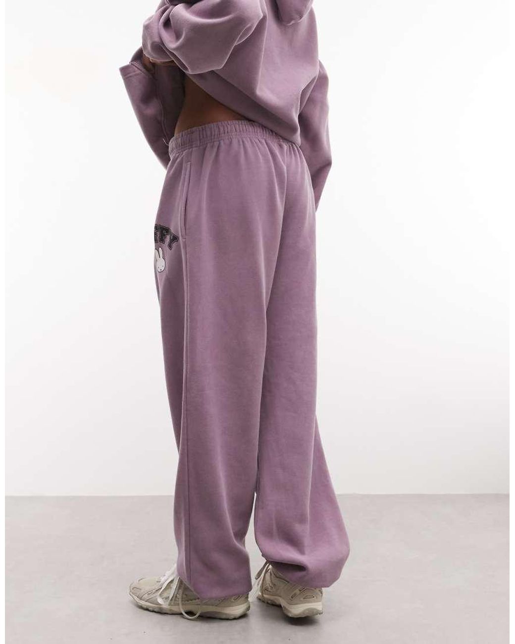 Daisy Street Purple X Miffy Cuffed Joggers