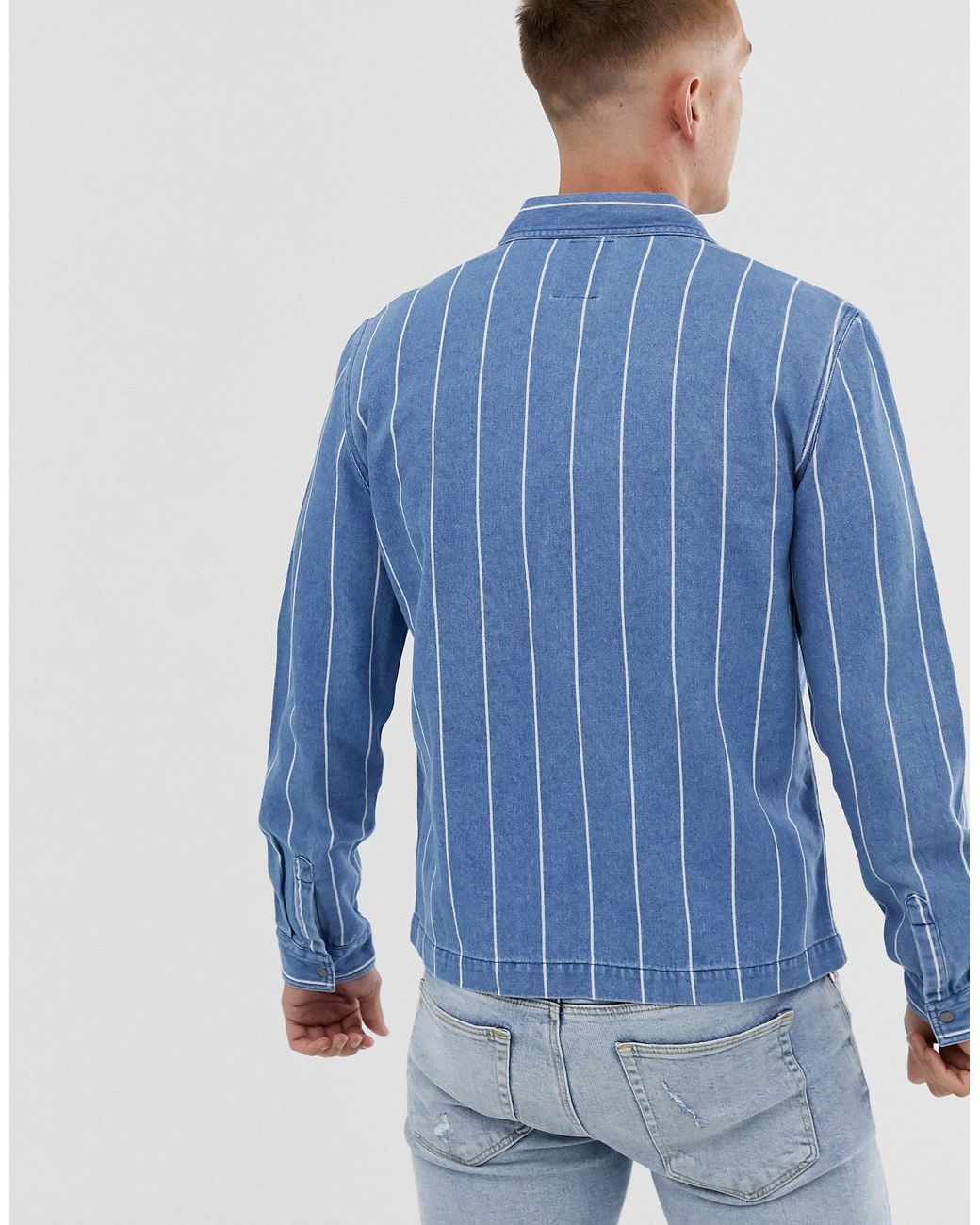 new look striped jeans