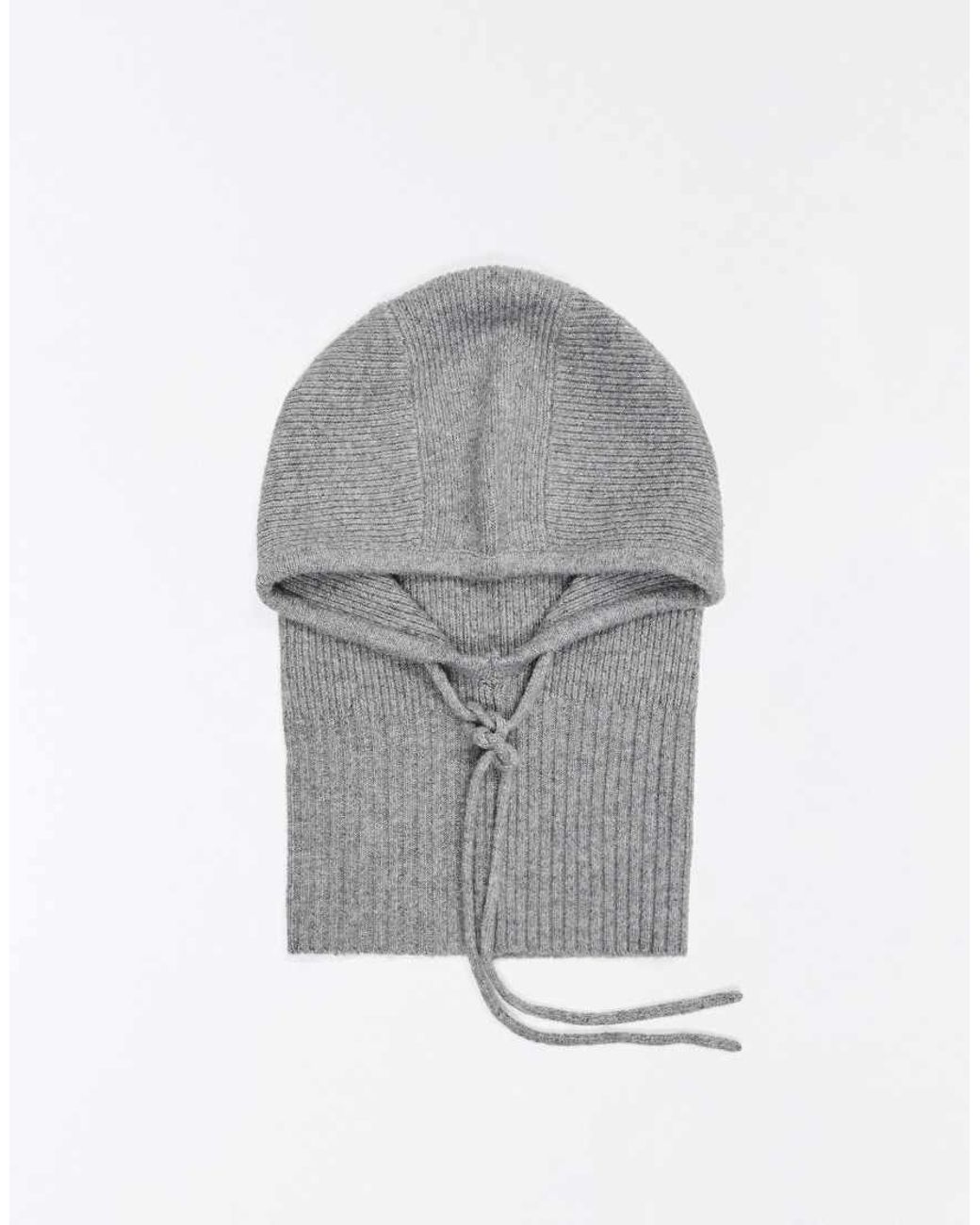 Bershka Gray Knit Balaclava