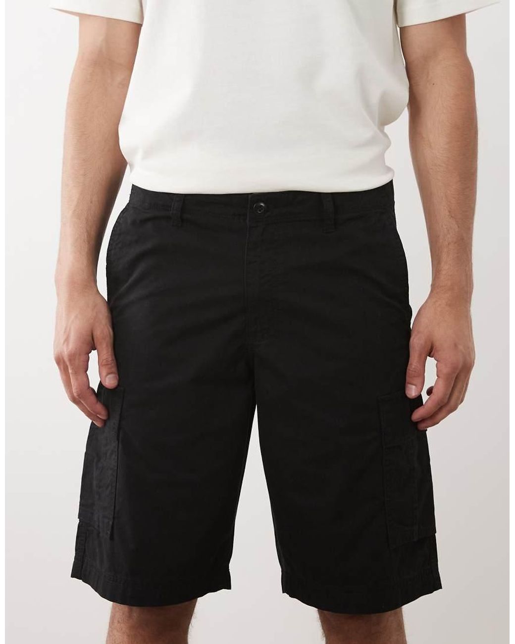 Jack & Jones White Cargo Short for men