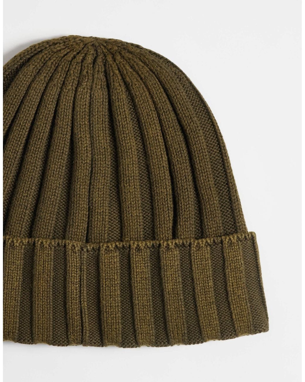 ASOS Grob gerippte strick-mini-mütze in Green für Herren