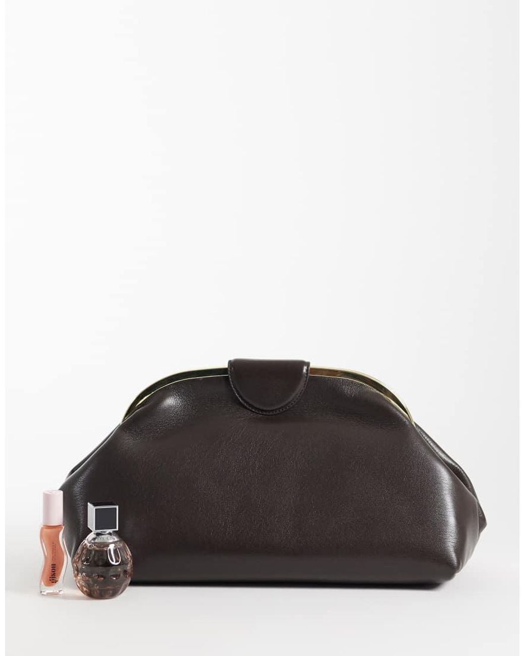 Mango Black Pouch Clutch Purse