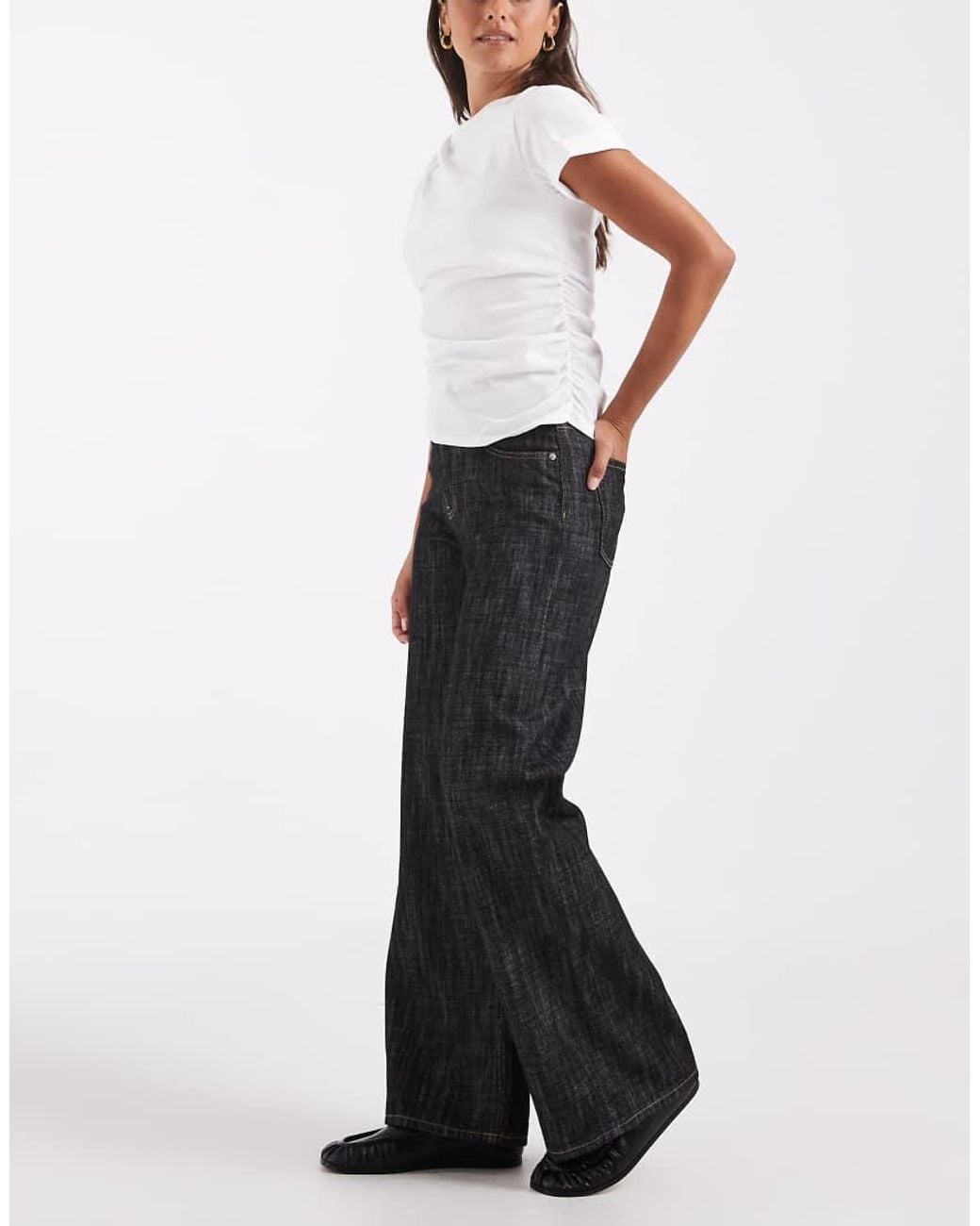 JJXX Black Oslo Wide Fit Jeans