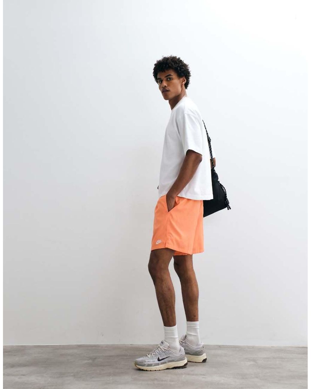 Nike White Club Woven Shorts for men