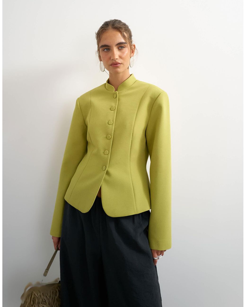TOPSHOP Metallic Drummer Jacket