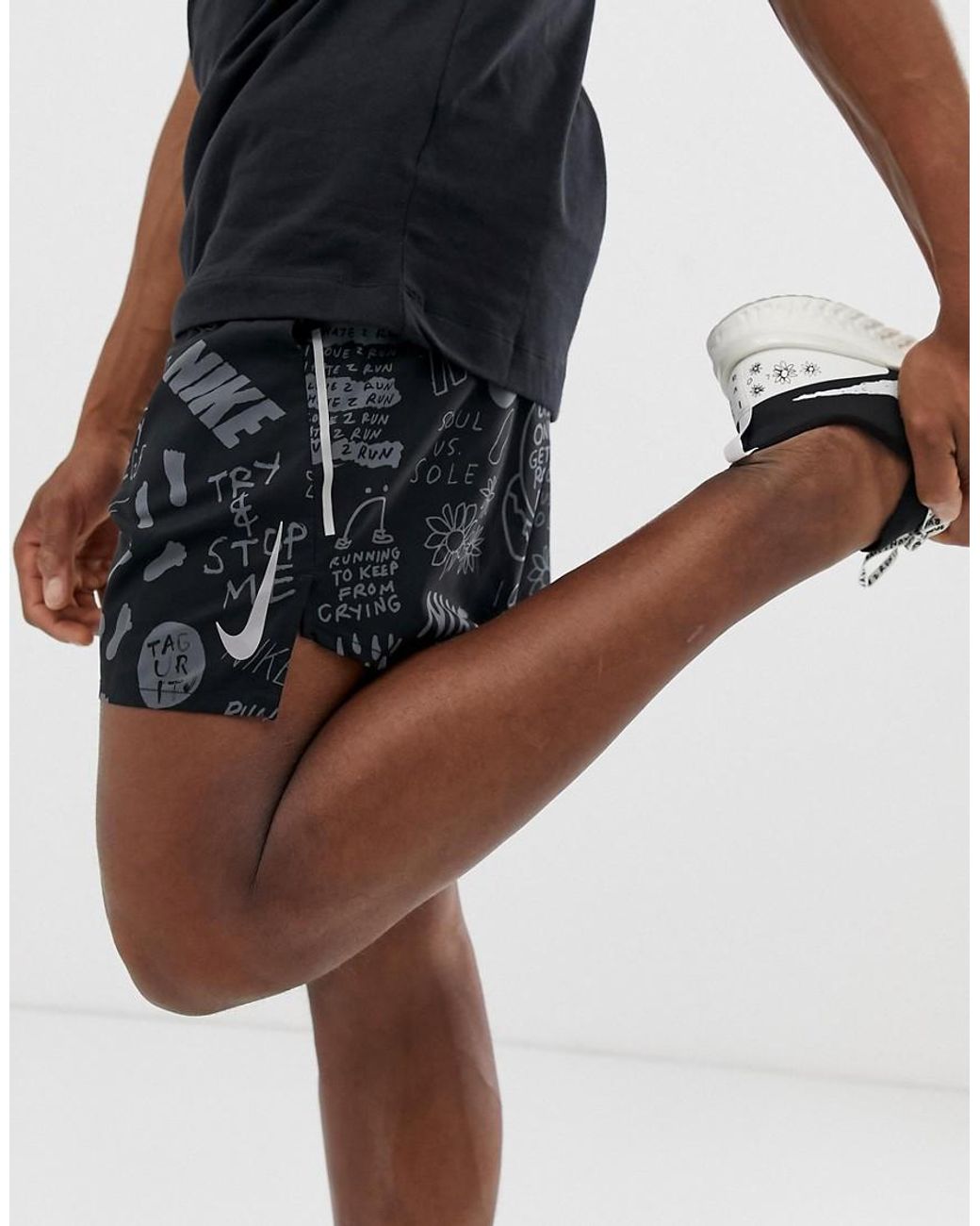 Nike X Nathan Bell Artist Shorts In Black for Men | Lyst