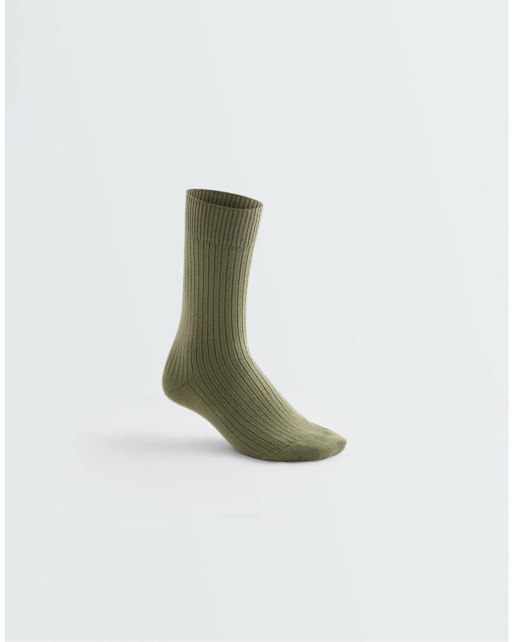 Oysho White 3 Pairs Of Cotton Blend Classic Socks