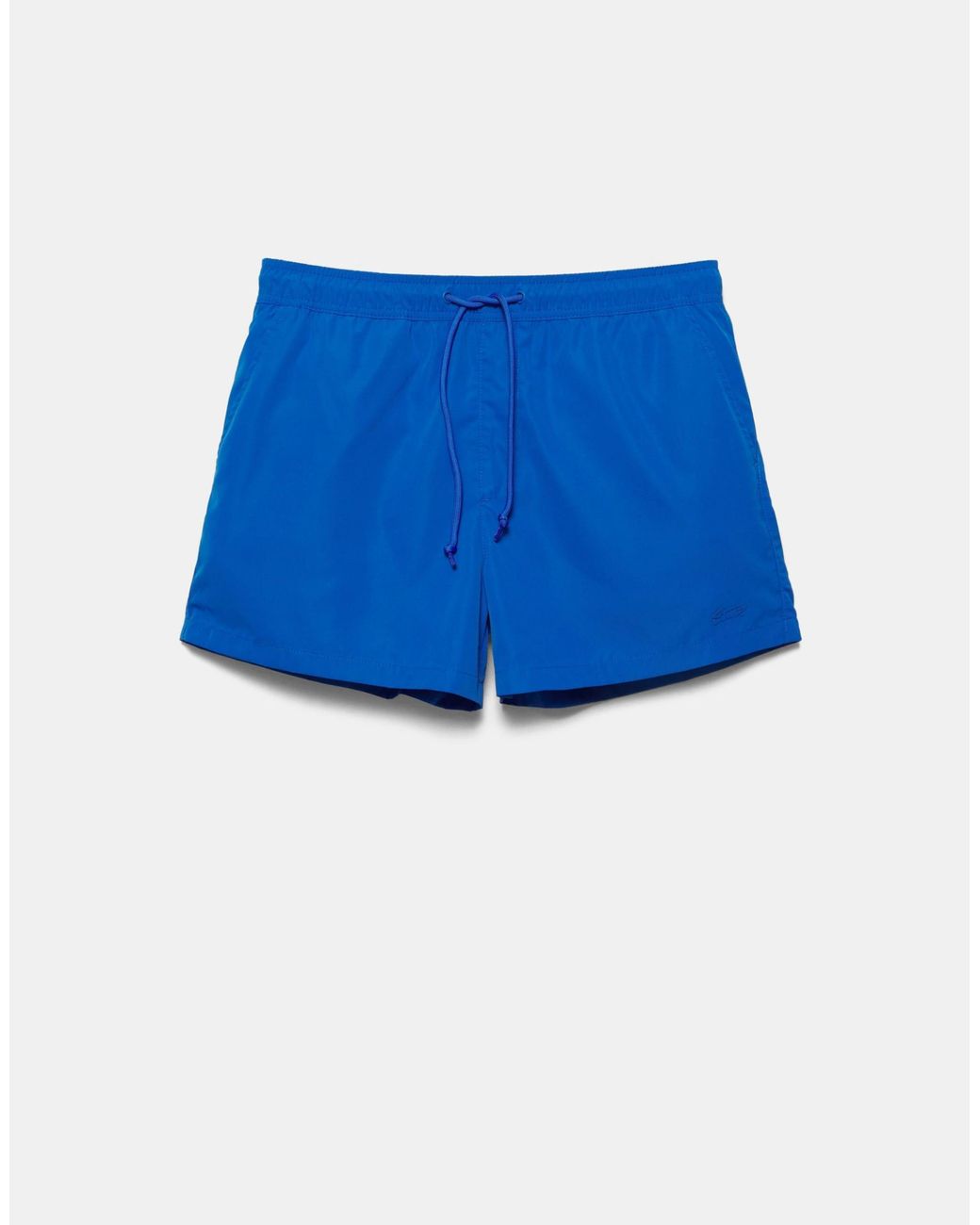 Pull&Bear – basic-badehose in Blue für Herren